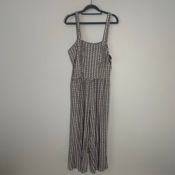 kate quinn Pants - NEW Kate Quinn nautical black rope strappy goucho flowy wide leg crop jumpsuit